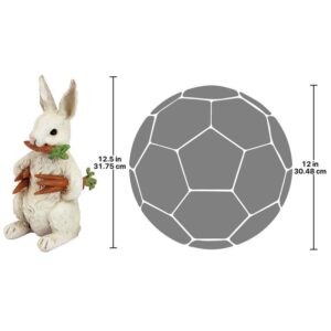 Design Toscano EU1054 6 1/2 Inch Carotene the Bunny Rabbit Statue