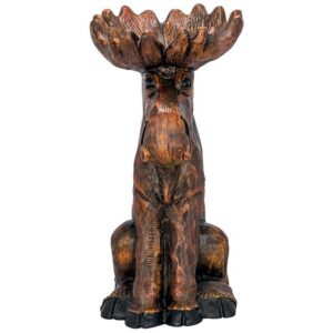 Design Toscano EU1380 9 Inch Cabin Fever Moose Garden Statue