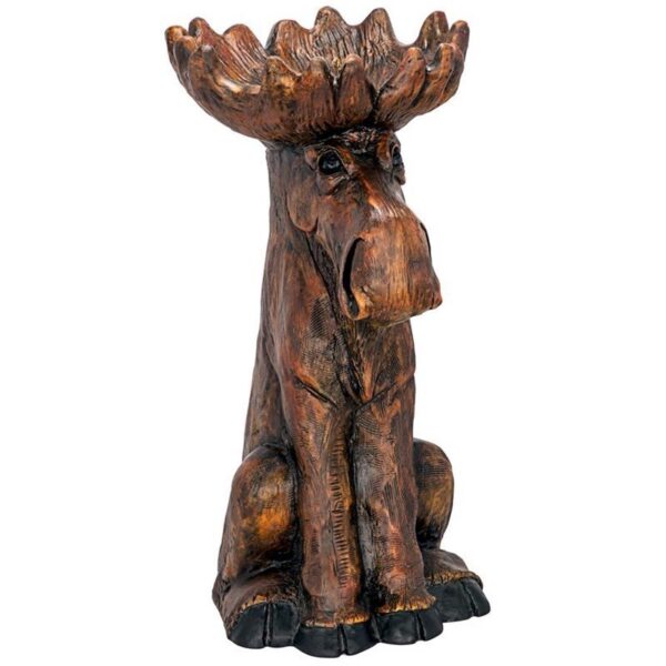 Design Toscano EU1380 9 Inch Cabin Fever Moose Garden Statue