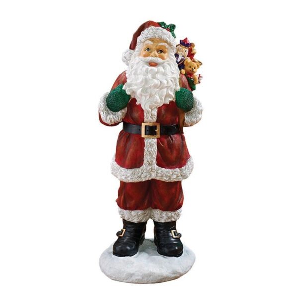 Design Toscano EU28288 14 Inch Visit from Santa Claus Statue