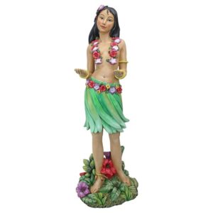 Design Toscano EU30977 11 1/2 Inch Hawaiian Hula Wahine Butler Table