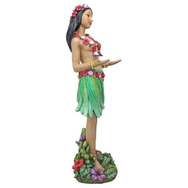 Design Toscano EU30977 11 1/2 Inch Hawaiian Hula Wahine Butler Table