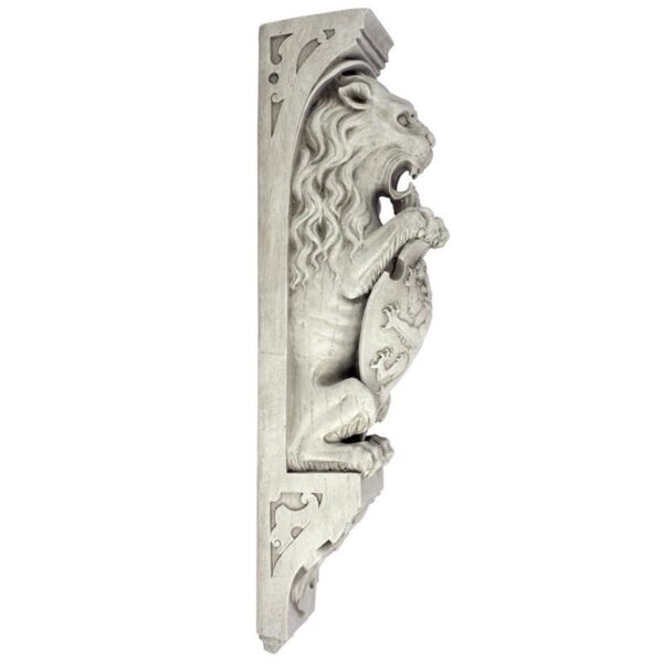 Design Toscano EU31578 4 Inch Manor Lion Wall Sculpture