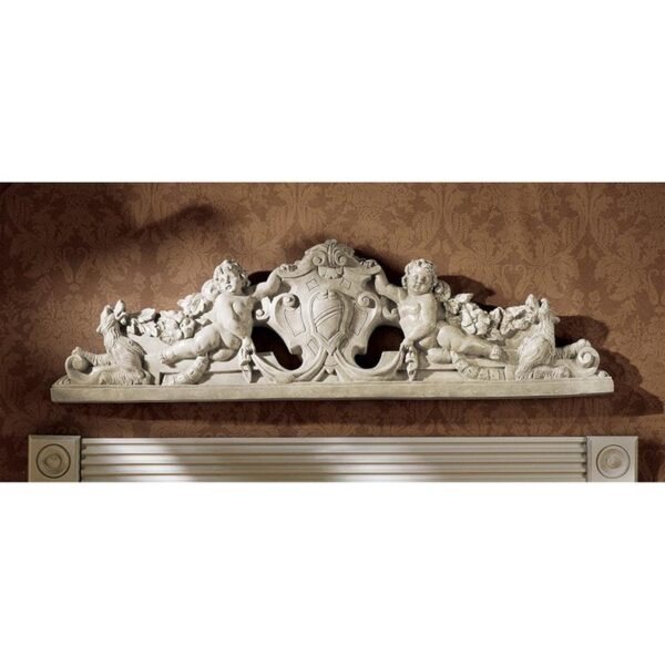 Design Toscano EU31668 37 Inch Devonshire Wall Pediment