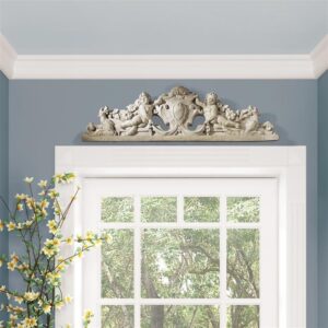 Design Toscano EU31668 37 Inch Devonshire Wall Pediment