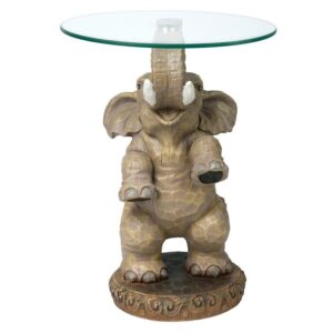 Design Toscano EU32144 16 Inch Good Fortune Elephant Table