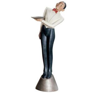 Design Toscano EU33046 14 Inch Francois the Parisian Art Deco Butler