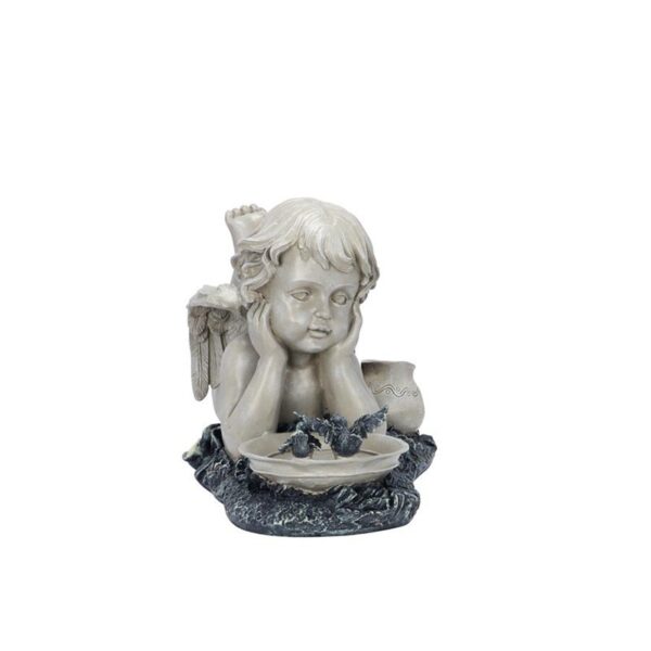 Design Toscano EU4034 18 Inch Summertime Reflections Cherub Statue