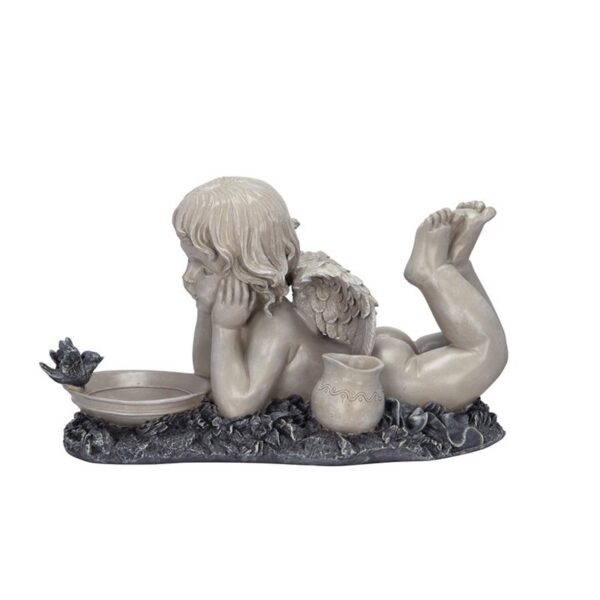 Design Toscano EU4034 18 Inch Summertime Reflections Cherub Statue