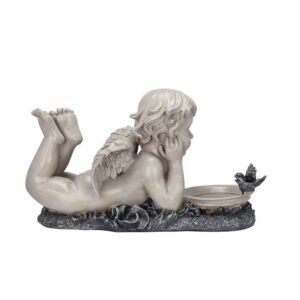 Design Toscano EU4034 18 Inch Summertime Reflections Cherub Statue