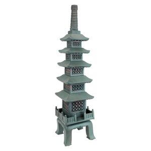 Design Toscano EU7430 6 1/2 Inch Nara Temple Garden Pagoda Statue