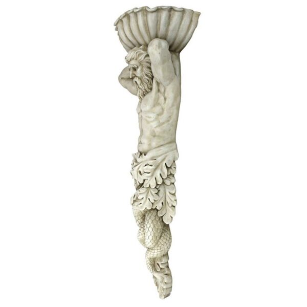 Design Toscano EU9320 14 1/2 Inch Atlantes God of the Sea Wall Sculpture