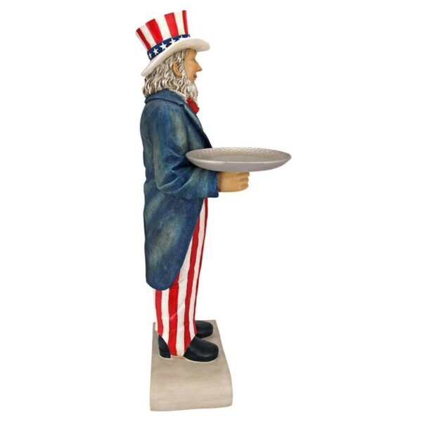 Design Toscano EU9341 14 1/2 Inch Uncle Sam Butler Table