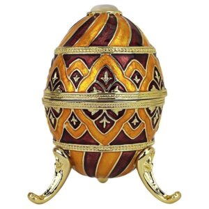 Design Toscano FH1341 2 1/2 Inch Feodorovna Enameled Egg