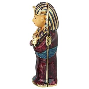 Design Toscano FH1594 2 Inch King Tut Enamel Trinket Box