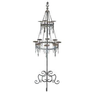 Design Toscano FU67244 20 1/2 Inch Malbark Castle Gothic Floor Candelabra