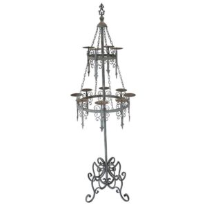 Design Toscano FU67244 20 1/2 Inch Malbark Castle Gothic Floor Candelabra