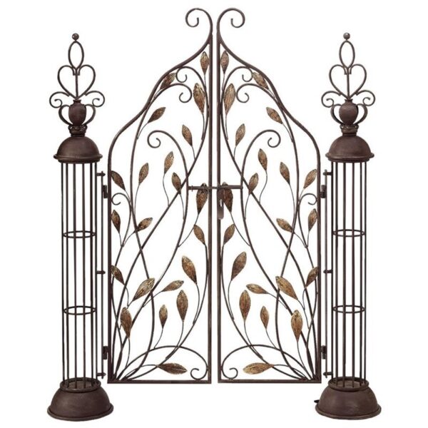 Design Toscano FU71435 54 Inch Princess Entryway Metal Garden Gate