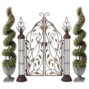 Design Toscano FU71435 54 Inch Princess Entryway Metal Garden Gate