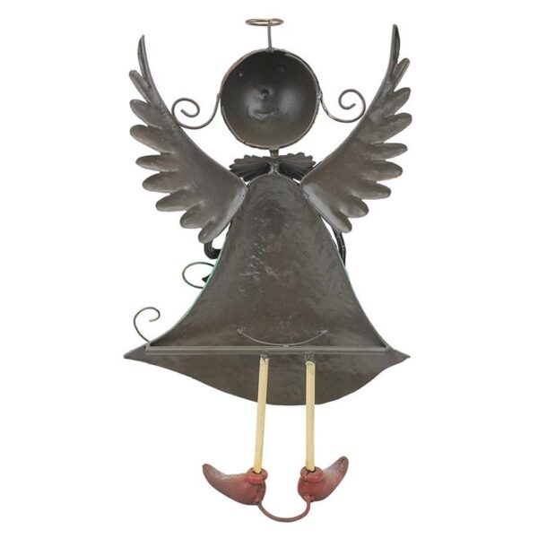 Design Toscano FU78829 11 Inch Blance Holiday Helper Metal Angel Statue