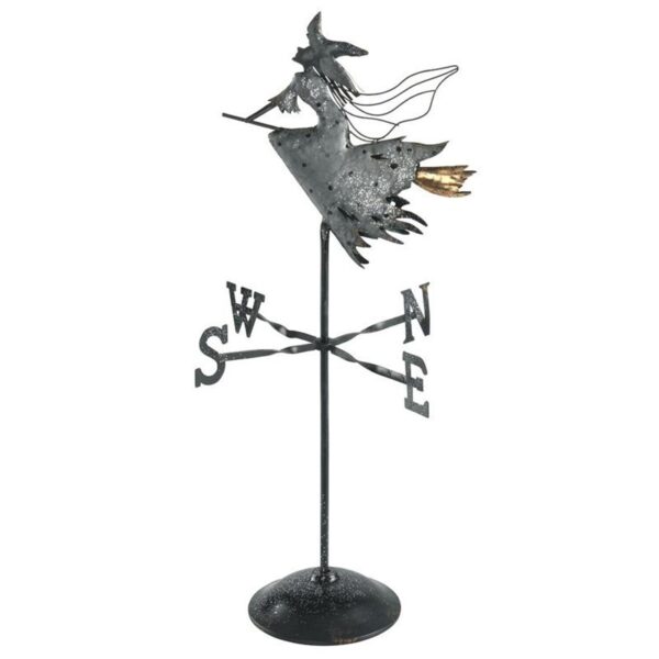 Design Toscano FU82967 12 Inch Witch Weathervane