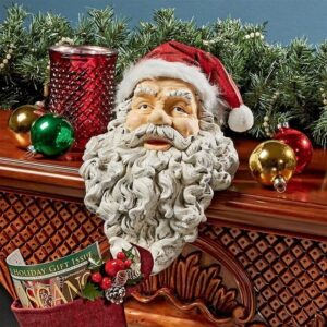 Design Toscano FU82976 9 Inch Ho Ho Hold It Santa Stocking Holder