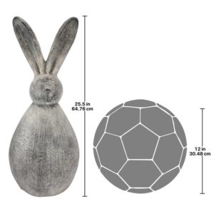 Design Toscano FU83243 11 Inch Oliver the Big Burly Bunny