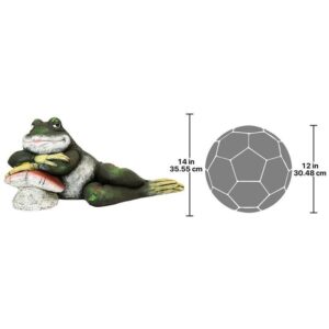 Design Toscano FU84289 29 Inch Bert the Flirtatious Frog Garden Statue