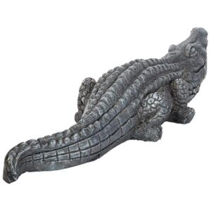 Design Toscano FU84355 25 Inch Chomper Swamp Beast Garden Gator Statue