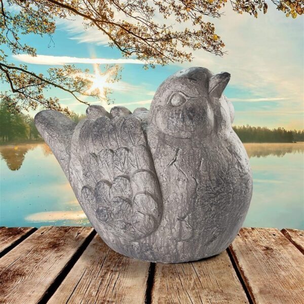 Design Toscano FU84561 21 1/2 Inch Fine Feathered Friend Chubby Bird Statue