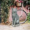 Design Toscano FU84643 12 Inch King Olav V Norwegian Forest Cat Statue