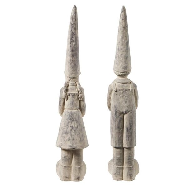 Design Toscano FU912012 7 1/2 Inch Set of Bastian and Gerda Knothole Gnomes