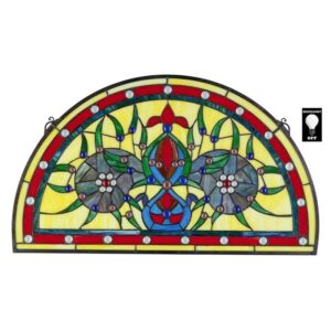 Design Toscano HD545 27 Inch Palladios Stained Glass Window