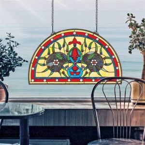 Design Toscano HD545 27 Inch Palladios Stained Glass Window