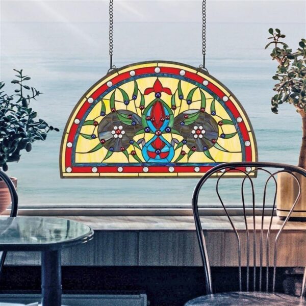 Design Toscano HD545 27 Inch Palladios Stained Glass Window