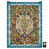 Design Toscano HD748 19 Inch Beguiled in Stained Glass Window - Blue