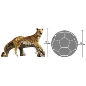 Design Toscano HF307536 20 1/2 Inch Leopards Kingdom Statue