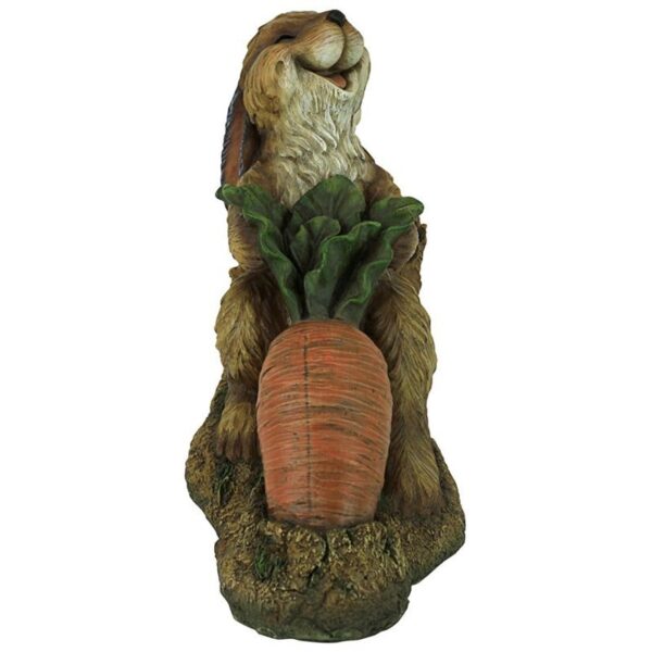 Design Toscano HF308426 12 1/2 Inch The Carrot Crew Rabbit Statue