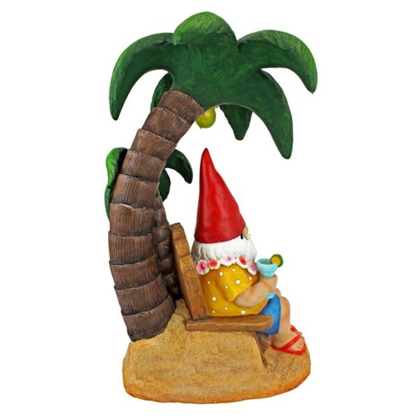 Design Toscano HF330732 10 Inch Beach Comber Gnome Dude Garden Statue