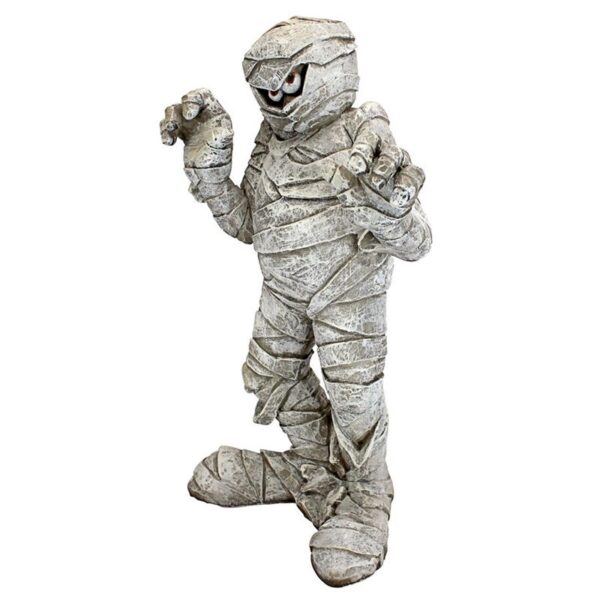 Design Toscano HF550413 13 1/2 Inch Wrapped Too Tight Garden Mummy Statue