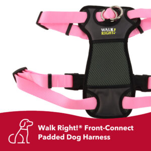 Walk Right!  Front-Connect No-Pull Padded Dog Harness