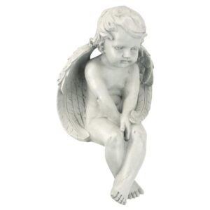 Design Toscano JE101261 7 1/2 Inch Angel of Meditation Statue