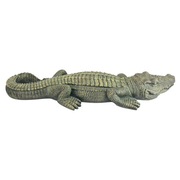 Design Toscano JE111535 37 Inch Swamp Beast Crocodile Statue