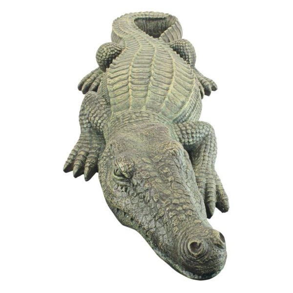 Design Toscano JE111535 37 Inch Swamp Beast Crocodile Statue