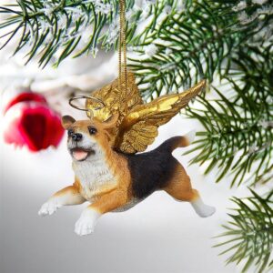 Design Toscano JH170713 4 Inch Honor The Pooch Beagle Holiday Dog Angel Ornament