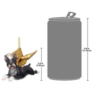 Design Toscano JH170716 4 Inch Angel Boston Terrier Ornament