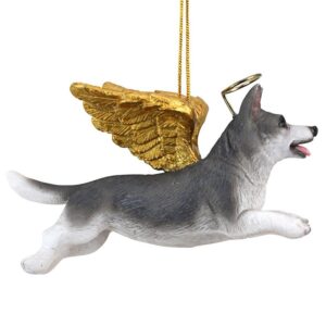 Design Toscano JH170720 4 Inch Angel Siberian Husky Ornament