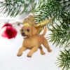 Design Toscano JH170721 4 Inch Angel Golden Retriever Ornament