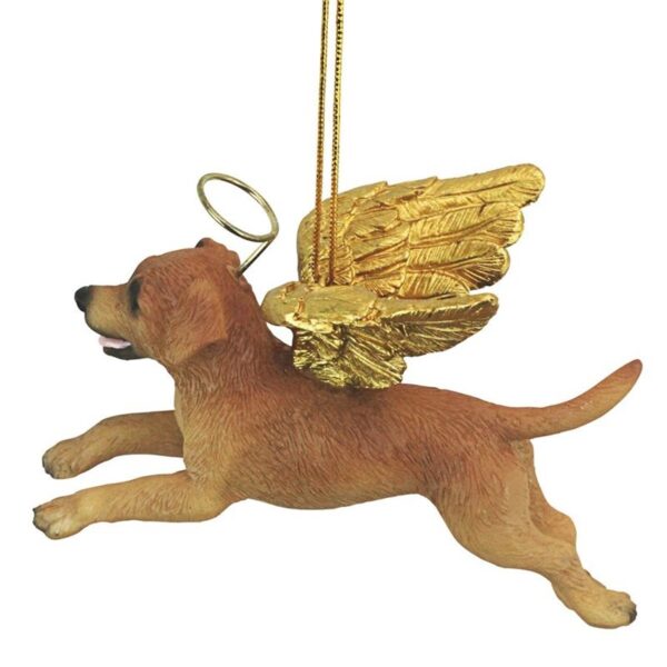 Design Toscano JH170721 4 Inch Angel Golden Retriever Ornament