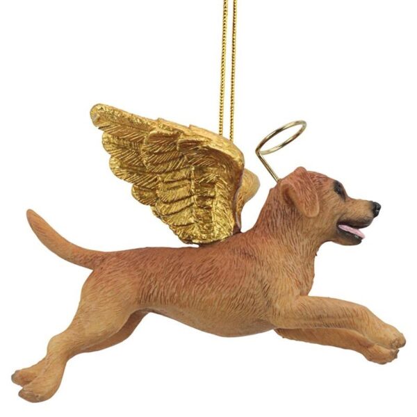 Design Toscano JH170721 4 Inch Angel Golden Retriever Ornament